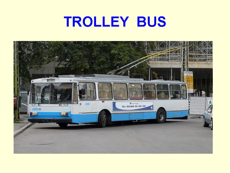 TROLLEY  BUS